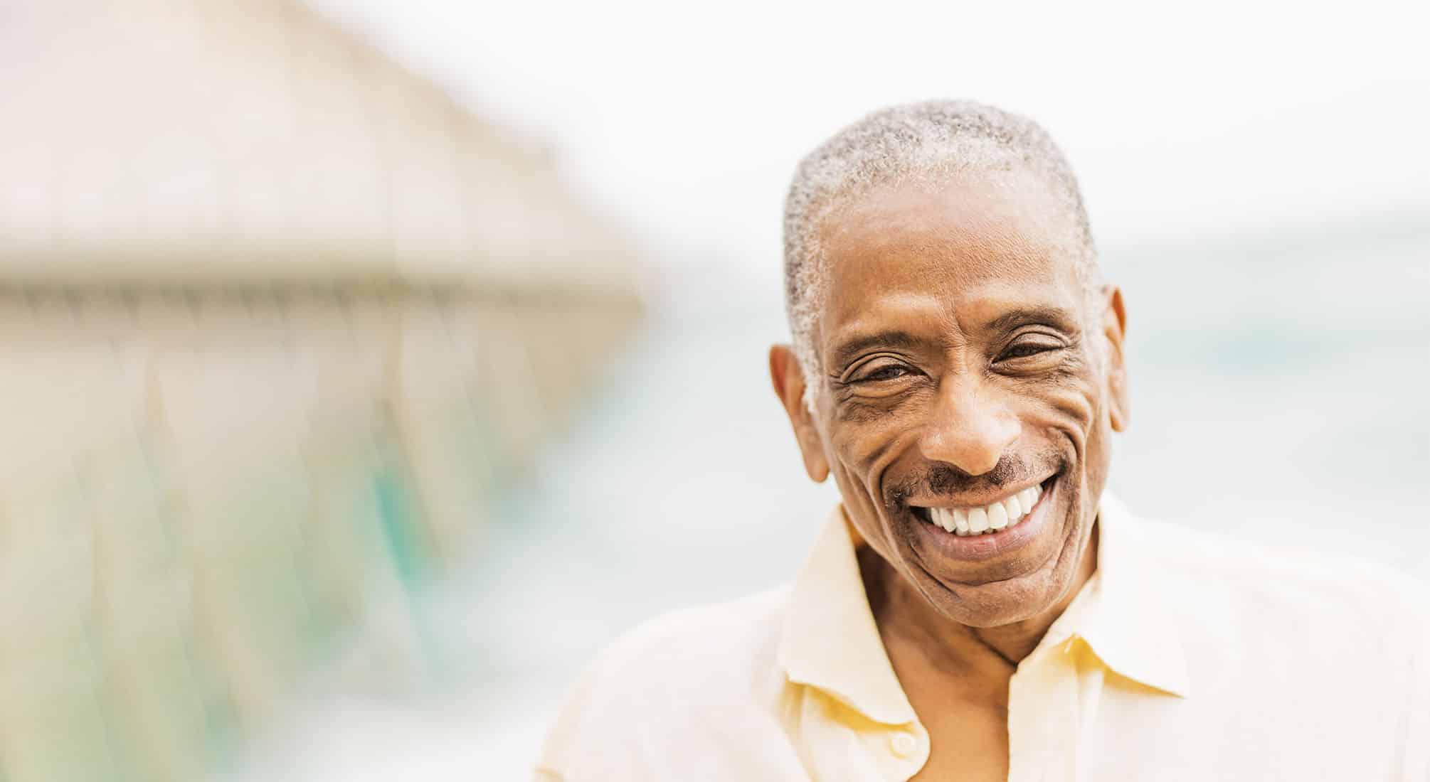 A senior man benefitting from the safe and secure sale of his life insurance policy for cash