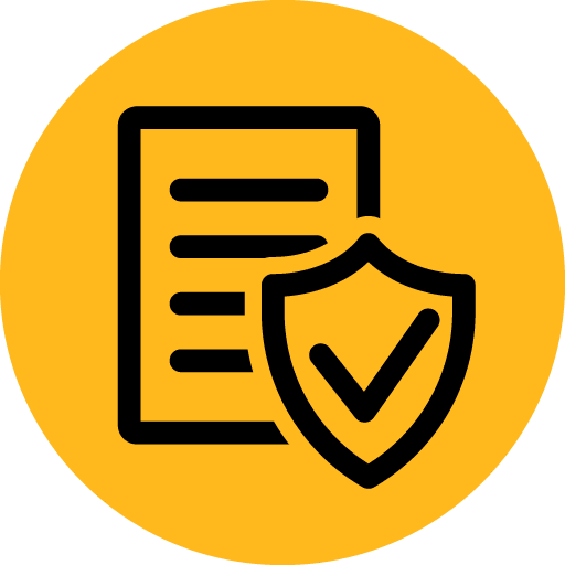 Insurance policy icon