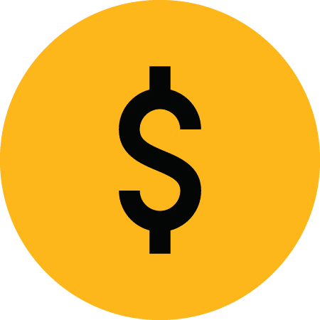 Dollar sign icon