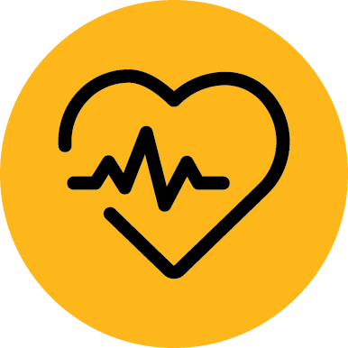 Sinus rhythm icon